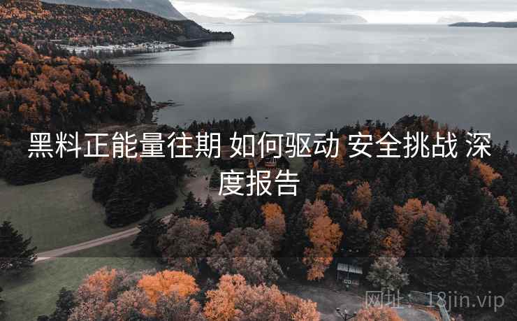 黑料正能量往期 如何驱动 安全挑战 深度报告  第2张