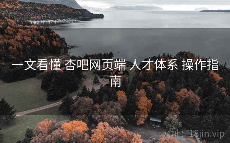 一文看懂 杏吧网页端 人才体系 操作指南  第2张