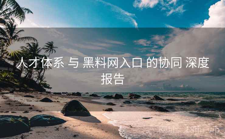 人才体系 与 黑料网入口 的协同 深度报告  第2张