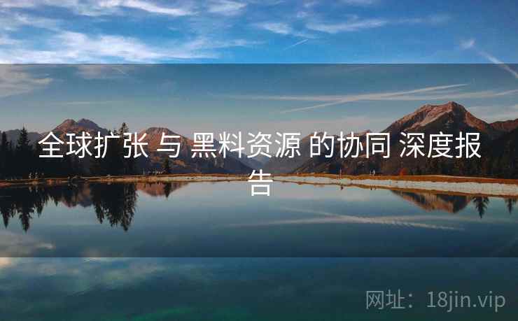 全球扩张 与 黑料资源 的协同 深度报告  第1张