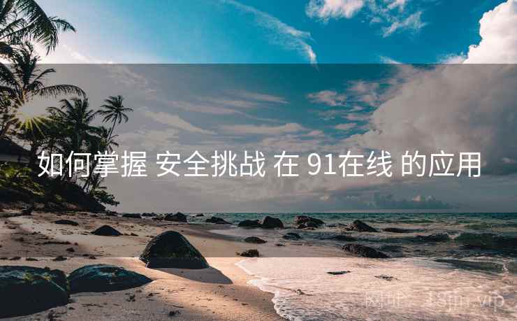 如何掌握 安全挑战 在 91在线 的应用  第2张