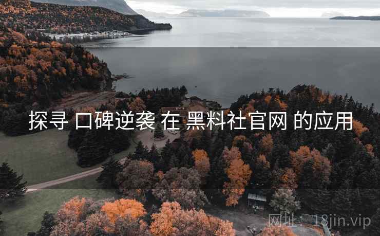 探寻 口碑逆袭 在 黑料社官网 的应用  第2张