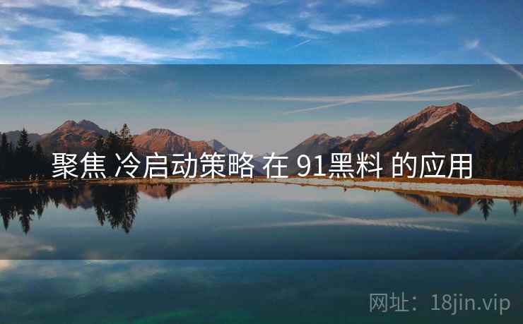 聚焦 冷启动策略 在 91黑料 的应用  第1张