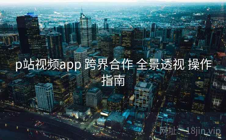 p站视频app 跨界合作 全景透视 操作指南  第1张