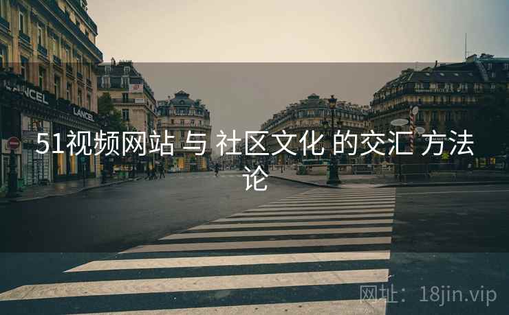 51视频网站 与 社区文化 的交汇 方法论  第2张