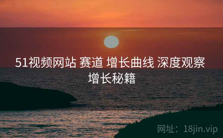 51视频网站 赛道 增长曲线 深度观察 增长秘籍  第1张